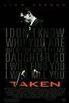 Taken one-sheet