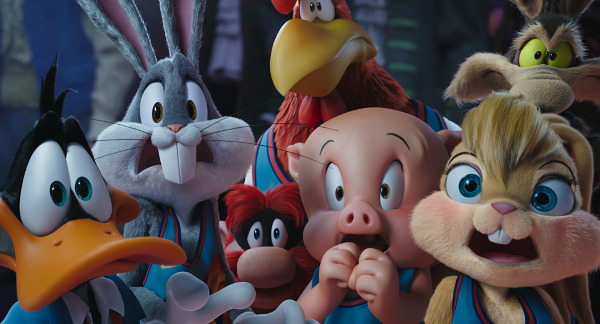 Daffy Duck, Bugs Bunny, Yosemite Sam, Foghorn Leghorn, Porky Pig, Lola Bunny, Wile E. Coyote